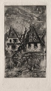 Marketplace with Parasols