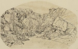 Steam in a Gorge by Rodolphe Bresdin