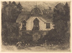 The Haunted House by Rodolphe Bresdin