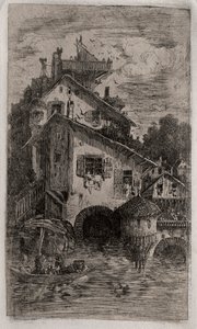 The Mill by Rodolphe Bresdin