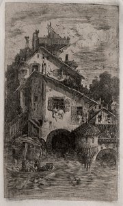 The Mill by Rodolphe Bresdin