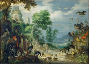 Landscape with Birds by Roelandt Savery