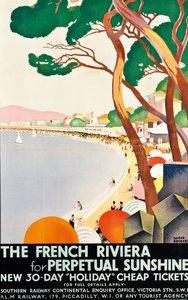 The French Riviera for Perpetual Sunshine by Roger Broders