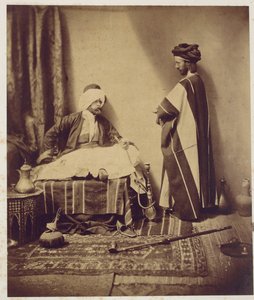 A Conversation While Smoking by Roger Fenton