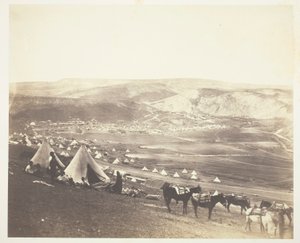 Cavalry Camp, Balaklava by Roger Fenton