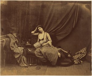 Contemplative Odalisque by Roger Fenton