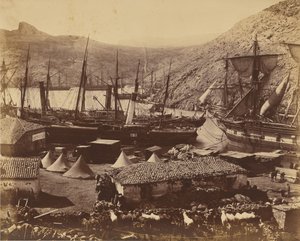 Cossack Bay, Balaklava by Roger Fenton