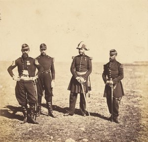 General Bennet and Officers of his Staff by Roger Fenton