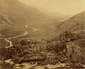 Glyn Francon, from Lake Ogwen by Roger Fenton