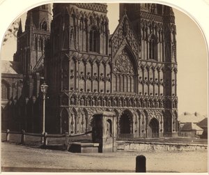 Lichfield Cathedral from the North-West, 1858