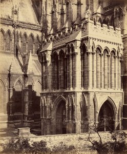 Lincoln Cathedral, the Galilee Porch by Roger Fenton