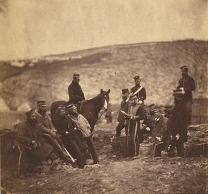 Officers and Men of the 8th Hussars by Roger Fenton