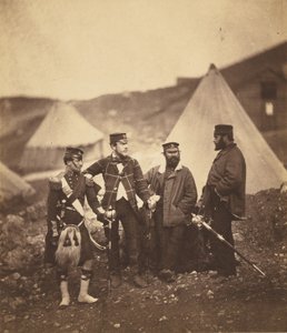 Officers of the 42nd Highlanders by Roger Fenton