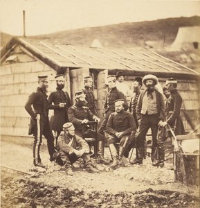 Officers of the 4th Light Dragoons by Roger Fenton