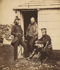 Officers on the Staff of Lt. General Sir G. Brown by Roger Fenton