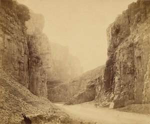 The Cheddar Cliffs, the Central Valley by Roger Fenton