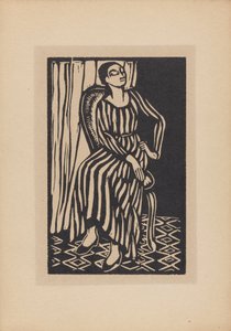 The Striped Dress by Roger Fry