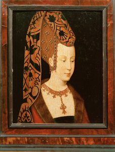 Isabelle de Bourbon, Wife of Charles the Bold, or Isabella of Portugal, Wife of Philip the Good by Rogier van der Weyden