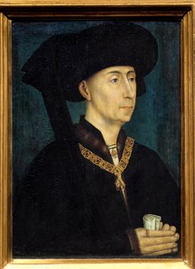 Portrait of Philip III of Burgundy called Philip the Good by Rogier van der Weyden