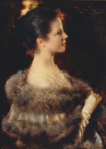 Woman in Evening Gown