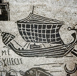A Ship from Alexandria in the Port of Ostia