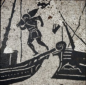 A Ship of Cagliari Returning to the Port of Ostia by Roman