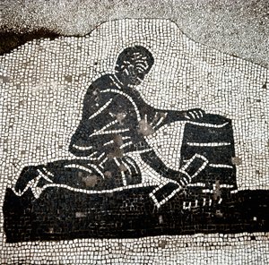 A Worker Filling a Bushel by Roman