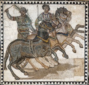 Circus Scene in Ancient Rome by Roman