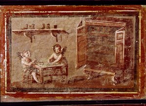 Cupids shoemakers by Roman