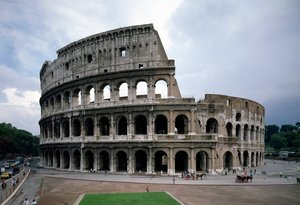 Exterior View of the Colosseum, Built Between 70 and 80 by Roman