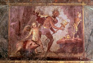 Fresco from Villa of Mysteries, Pompeii
