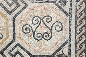 Geometric Pattern from the Via San Rocchino Domus, 2nd Century AD