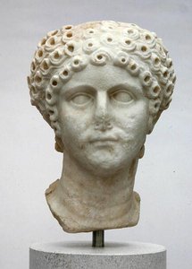 Head of a Woman, Possibly Agrippina Minor, c.50 AD by Roman