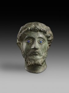 Head of Male with Inlaid Eyes 