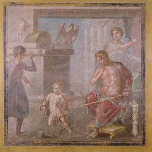 Hercules Strangling the Serpents as a Child, Casa dei Vettii, c.50-79 AD
