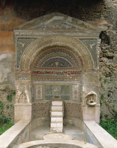 House of the Great Fountain, Street of Mercury, Pompei, Italy (photo)