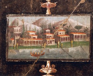 Landscape and Architecture in Wall Painting in Tablinum by Roman