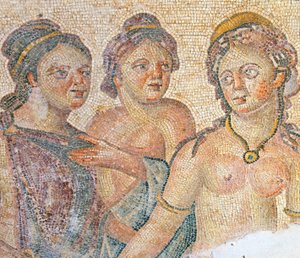 Leda and Her Housemaids (detail) by Roman