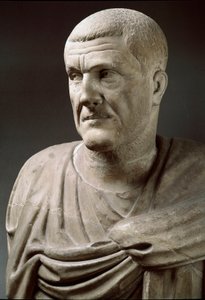 Marble Statue of Emperor Maximinus Thrax (173-238) - Rome, Musei Capitolini by Roman