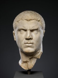 Marble Portrait of the Emperor Caracalla by Roman