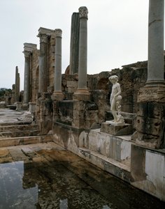 Public bath built under emperor Hadrian, 2nd century