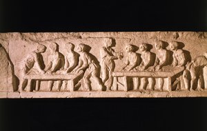 Relief Depicting Bakery, from the Tomb of Eurysaces the Baker, at Porta Maggiore, Rome, 50-20 BC