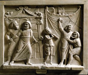 Comedy theatre scene of the piece 