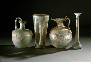 Roman Art: Jugs and Glass Vases from Pompeii