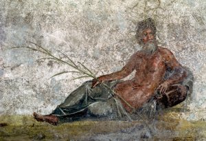 Representation of the God River (detail) by Roman