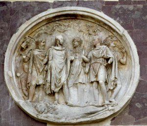 Roundel Depicting Hadrian, from the Arch of Constantine