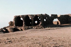 Ruins of the Roman aqueduct by Roman