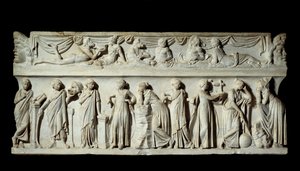 Sarcophagus of the Muses by Roman