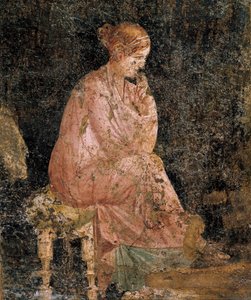 Seated Woman (detail) by Roman