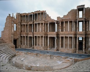 Stage of Roman theater, 2nd-3rd century